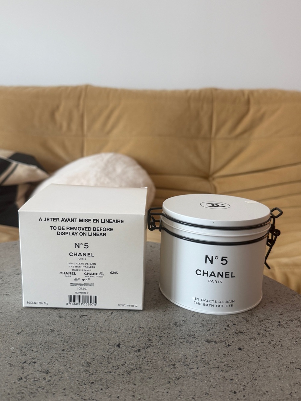 Chanel no.5 factory bath tablet